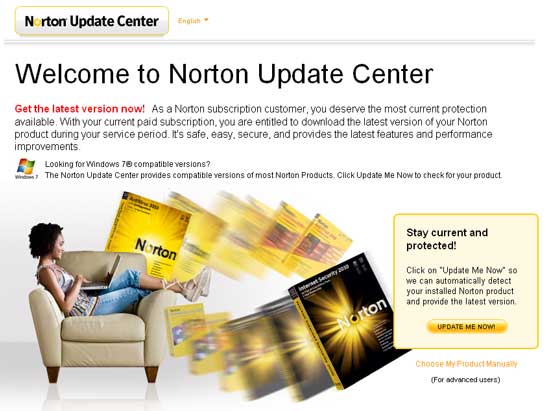 Norton-Update-Center
